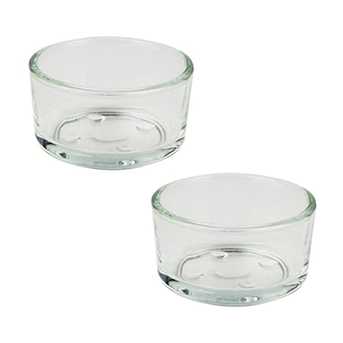 Toddmomy Reptilien-futternapf-Set 4-teilig Futter- Und Wassernäpfe Aus Glas Für Reptilien Leicht Zu Reinigen von Toddmomy