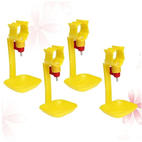 Toddmomy 4stücke Automatische Hühnertränke Hängend Aus Kunststoff Für Hühner Und Gänse Trinkbrunnen Wasserspender Für Geflügeltränke Tränke von Toddmomy