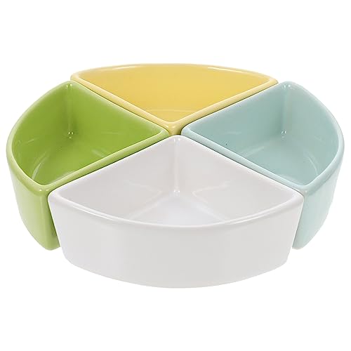 Toddmomy 4Stücke Keramischer Hamsternapf Bissfester Futternapf Für Kleine Haustiere Wie Hamster Meerschweinchen Und Rennmäuse Reinigen von Toddmomy