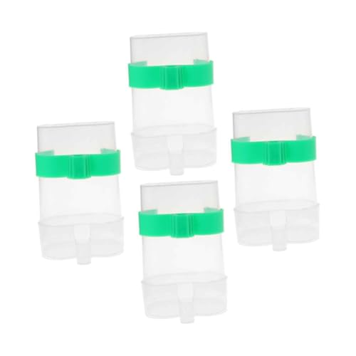 Toddmomy 4Stücke Papagei Trinkflasche Automatischer Wasserspender Für Langlebiger Kunststoff Für Sittiche Kanarienvögel Und Andere Haustiere von Toddmomy