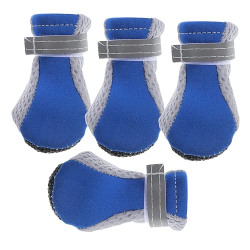 Toddmomy 4Stücke Rutsch Hundeschuhe für Kleine Atmungsaktive Pfotenschützer Bequeme und Anzuziehende Hundestiefel für Outdoor Aktivitäten Toddmomy 4Stücke Rutsch Hundeschuhe für Kleine Atmungsaktive Pfotenschützer Bequeme und Anzuziehende Hundestiefel für Outdoor Aktivitäten von Toddmomy