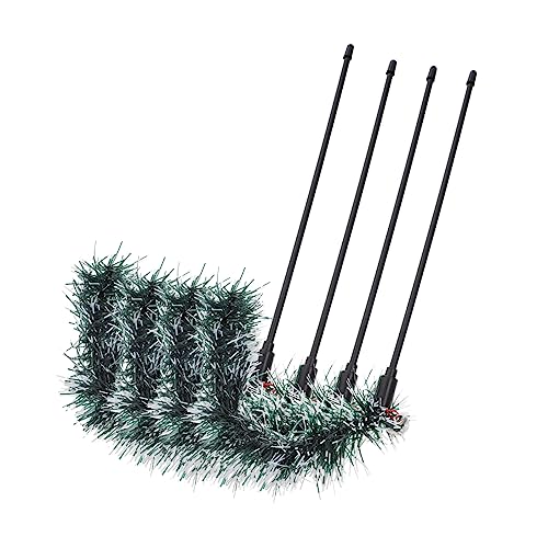 Toddmomy 4stücke Katzenangel Spielzeug Mit Weihnachtsmotiv Interaktive Teasing-Sticks Spiel Und Bewegung Für Katzen von Toddmomy