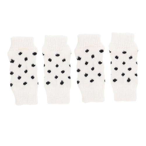 Toddmomy 4er Set Anti Rutsch Hundesocken Atmungsaktive Hautfreundliche Beinschutzsocken Für Hunde Warmhaltende Pfotenschutzsocken Mit üßem Design 3 von Toddmomy