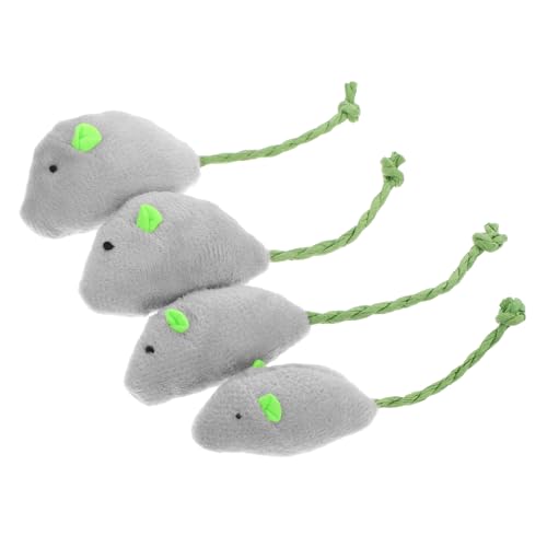Toddmomy 4pcs Plush Mouse Cat Toy Spielzeug Interaktives Zahnen Spielzeug Realistische Simulation Ratte Interaktive Katzenkauenspielzeug Für Innenkatzen Sport Und Spielen Toddmomy 4pcs Plush Mouse Cat Toy Spielzeug Interaktives Zahnen Spielzeug Realistische Simulation Ratte Interaktive Katzenkauenspielzeug Für Innenkatzen Sport Und Spielen von Toddmomy