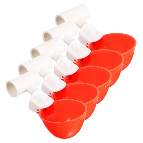 Toddmomy Automatischer Hühnertränke Wasserspender für Geflügel 5 Satz Kunststoff Hühner Wasser Dispenser Multifunktionale Tränke für Hühner Enten Tauben und Tragbar Toddmomy Automatischer Hühnertränke Wasserspender für Geflügel 5 Satz Kunststoff Hühner Wasser Dispenser Multifunktionale Tränke für Hühner Enten Tauben und Tragbar von Toddmomy