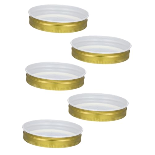 Toddmomy 5 Stück Bienentränke Bienenstock-fütterungszubehör Bienenstockeingang Bienenstock-Futter Bienenfutterdeckel Wasserzufuhr Bienenstock-eingangsreduzierer Sirup Feeder Golden Eisen von Toddmomy