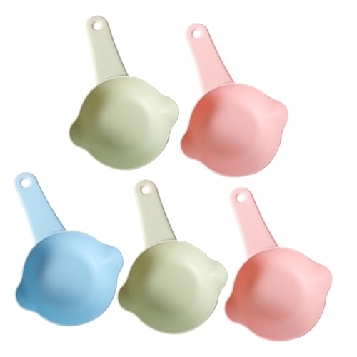 Toddmomy 5 Stück Hundefutterschaufel Set Schaufel für Hundefutter Schaufel für Haustiernahrung Essen Löffel Hund Schaufel Utensilien zum Füttern von Haustieren Plastik Zufällige Farbe von Toddmomy