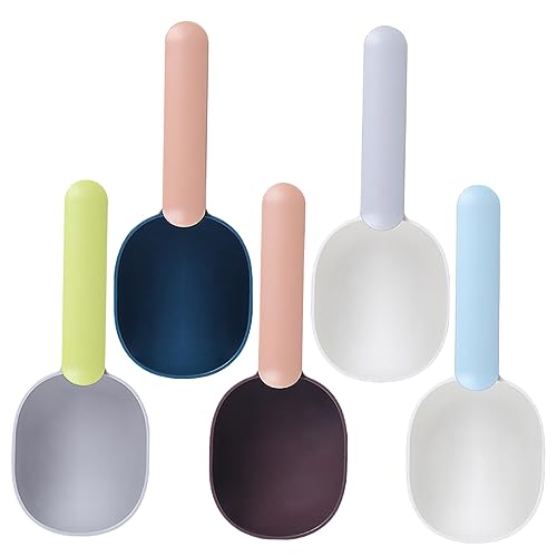 Toddmomy 5 Stück Pet cat Food Shovel Tierfutter Hundefutter Futterspender für Katzen füttern Löffel drinnen Futterautomat für Haustiere Futterspender Schaufel von Toddmomy
