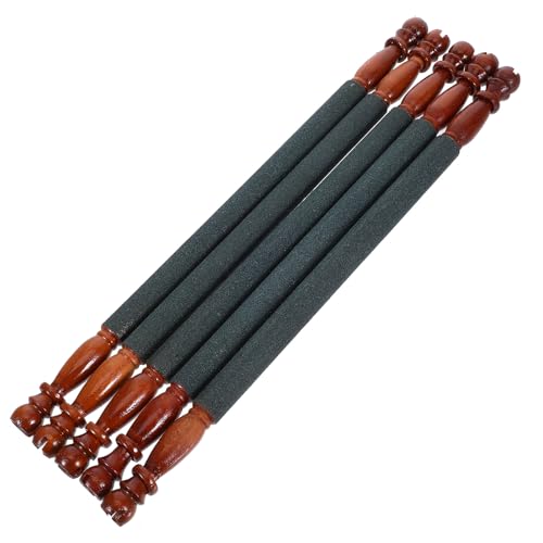Toddmomy 5 Stück Vogel-Sitzstangenständer, Spielzeug aus Holz, Papageien-Sitzstangenständer, Schleifklauenstäbe, geschliffene Oberfläche, Käfigspielzeug für Sittiche, Finken, Sittiche, von Toddmomy