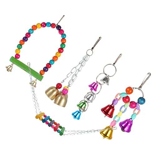 Toddmomy 5stücke Papageien Kauspielzeug Teilig Hängendes Spielzeug Für Papageien Kauspielzeug Zur Zahnpflege Sicheres Spielzeug Aus Ungiftigem Material Für Vögel Für Käfige von Toddmomy
