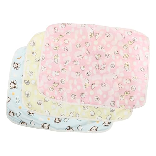 Toddmomy 6 STK Hamster-PIPI-pad wasserdichte Haustiermatte Hundematte Für Futter Und Wasser Liner Waschbare Pee-pad Töpfchen Pads Igelkäfig Polyester Faser Plus TPU Wasserdicht Hase Student von Toddmomy