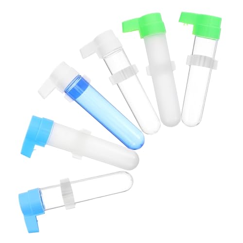Toddmomy 6 Stück Automatischer Vogelwasserspender für Papageien Wellensittiche und Liebesvögel aus Robustem Auslaufsicherem Pp-Material Platzsparend zum Aufhängen im Käfig Einfach zu von Toddmomy