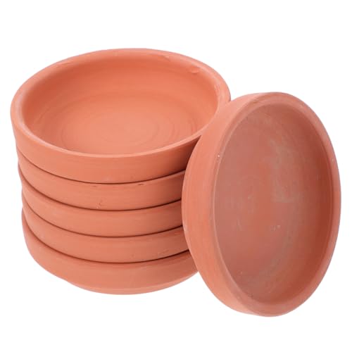 Toddmomy 6stücke Teiliges Pflanztopf-untersetzer Terrakotta Große Blumenkübel-wasserauffangschalen Für Innen Und Außenpflanzen Für Pflege Und Dekoration Ihrer Pflanzen von Toddmomy