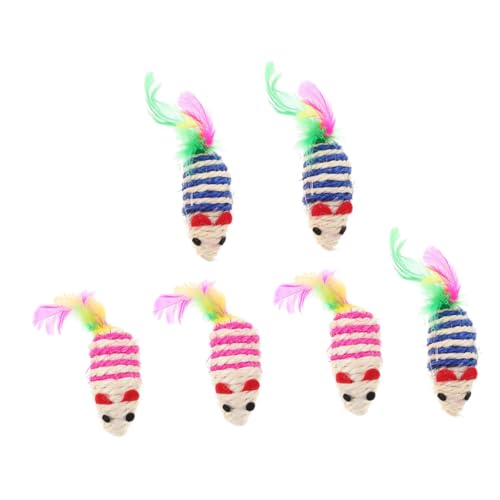Toddmomy 6stücke Teiliges Katzenminze Spielzeugset Lustige Cartoon-mäuse Für Katzen Fördert Selbstbeschäftigung Und Spieltrieb Für Drinnen Und Je Toddmomy 6stücke Teiliges Katzenminze Spielzeugset Lustige Cartoon-mäuse Für Katzen Fördert Selbstbeschäftigung Und Spieltrieb Für Drinnen Und Je von Toddmomy