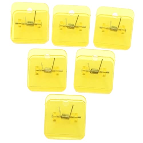 Toddmomy 6 Stück PIPI-pad-Halter Pinkelkissenhalter Pinkelpad-Halter Töpfchentraining Für Welpen Trainingsgeräte Für Hunde Töpfchenhalter Für Hunde Halter Für Hundeunterlagen Yellow Abs von Toddmomy