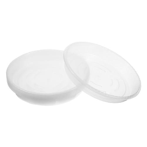 Toddmomy 6stücke Teiliges Transparente Pflanzentropfschalen wasserdichte Untersetzer Für Blumentöpfe Robuste Kunststoff-wassertabletts Für Innenräume Für Pflanzenpflege Und von Toddmomy
