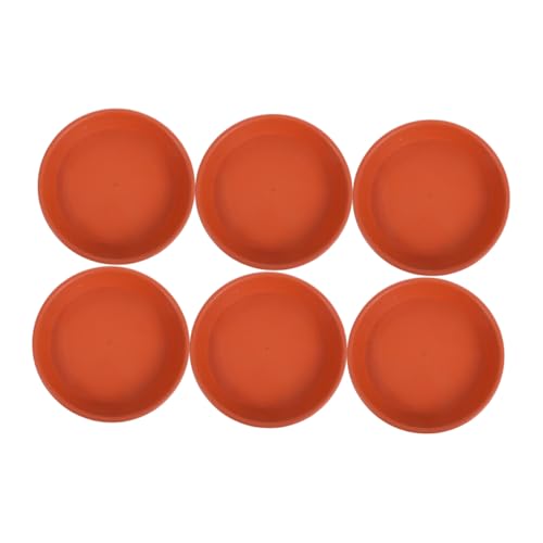 Toddmomy 6 Stück Pflanztopf Untersetzer Runde Tropfschalen Kunststoff im Stilvollen Terracotta Look für Pflanzenpflege für und Außenbereich Toddmomy 6 Stück Pflanztopf Untersetzer Runde Tropfschalen Kunststoff im Stilvollen Terracotta Look für Pflanzenpflege für und Außenbereich von Toddmomy
