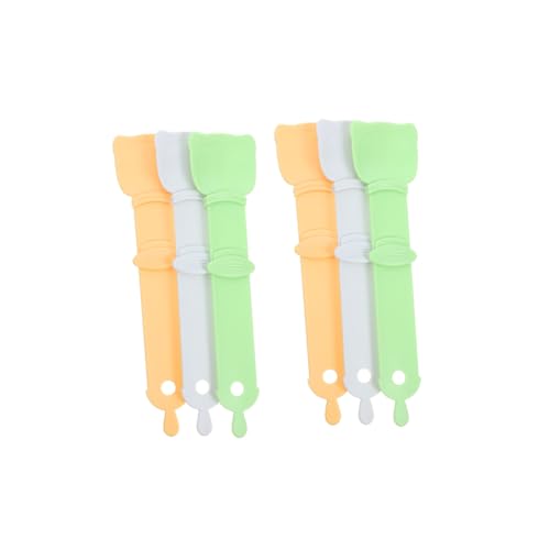 Toddmomy 6 Stück Teiliges Lickable Cat Treats Spoon Katzenfutter Quetschlöffel für Weiche Snacks Ergonomischer Auspresslöffel Präzise Portionierung Hygienisch und Vielseitig für von Toddmomy