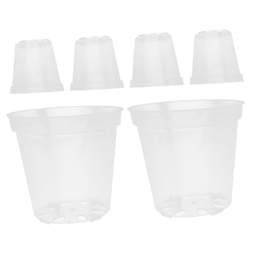 Toddmomy 6stücke Teiliges Transparente Orchideentöpfe Mit Drainagelöchern Für Indoor Und Outdoor-Pflanzen Pflege Von Orchideen Sukkulenten Und Gemüse Höhe Toddmomy 6stücke Teiliges Transparente Orchideentöpfe Mit Drainagelöchern Für Indoor Und Outdoor-Pflanzen Pflege Von Orchideen Sukkulenten Und Gemüse Höhe von Toddmomy