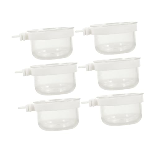 Toddmomy 6stücke Teiliges Vogelkäfig Zubehör Transparente Futter Und Wasserspender Für Vögel Hängende Futterstation Für Wellensittiche Und Andere Haustiere Minimiert Toddmomy 6stücke Teiliges Vogelkäfig Zubehör Transparente Futter Und Wasserspender Für Vögel Hängende Futterstation Für Wellensittiche Und Andere Haustiere Minimiert von Toddmomy