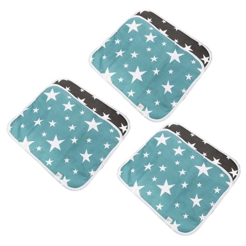 Toddmomy 6 Stück pet pinkelmatte Bettwäsche Meerschweinchen waschbare hamstereinstreu Liner Hamster-Pads Haustier Trainingsmatte Einstreu für Hamster darunterliegende Eva von Toddmomy