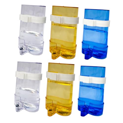 Toddmomy 6Stücke Teiliges Automatischer Vogelwasser und Futterspender für Papageien Lebensmittelechter Transparent für Käfige und Vogelbäder Toddmomy 6Stücke Teiliges Automatischer Vogelwasser und Futterspender für Papageien Lebensmittelechter Transparent für Käfige und Vogelbäder von Toddmomy