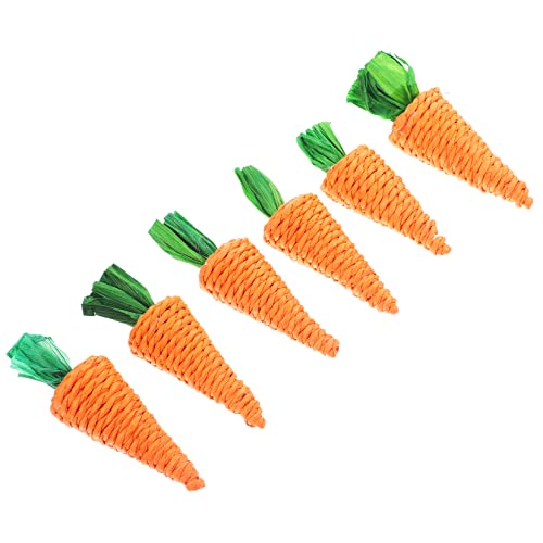 Toddmomy 6stücke Teiliges Hamster-Molar-Spielzeug Aus Pflanzematerial Kaubare Karotten Für Kleintiere Zahnpflege Für Hamster Kaninchen Meerschweinchen Mehr Toddmomy 6stücke Teiliges Hamster-Molar-Spielzeug Aus Pflanzematerial Kaubare Karotten Für Kleintiere Zahnpflege Für Hamster Kaninchen Meerschweinchen Mehr von Toddmomy