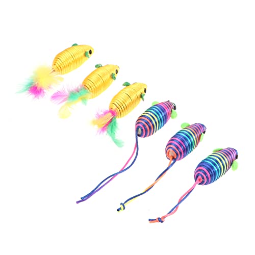 Toddmomy 6st Katze Pole Katzenspielzeug Katzenrätsel Katzenminze Katze Mäuse Tiere Automatisches Katzenspielzeug Katzenball Kauspielzeug Kätzchen Kunststoff Toddmomy 6st Katze Pole Katzenspielzeug Katzenrätsel Katzenminze Katze Mäuse Tiere Automatisches Katzenspielzeug Katzenball Kauspielzeug Kätzchen Kunststoff von Toddmomy