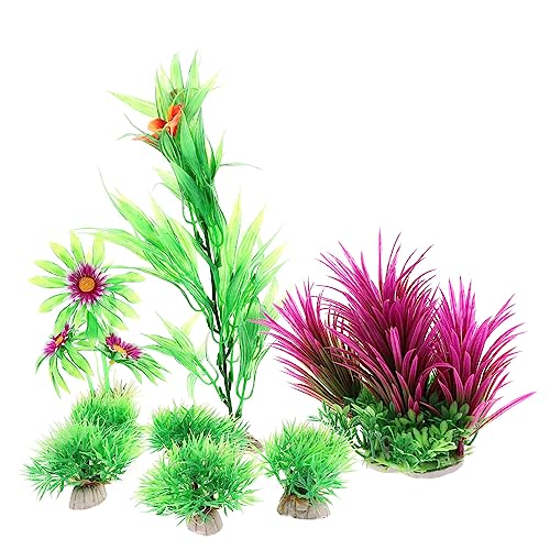 Toddmomy 8stücke Teiliges Aus Realistischen Kunstpflanzen Für Aquarien Plastische Wasserpflanzen-Dekoration Für Fischbecken Für Terrarien Büro-Dekoration Für Fische Und Reptilien Toddmomy 8stücke Teiliges Aus Realistischen Kunstpflanzen Für Aquarien Plastische Wasserpflanzen-Dekoration Für Fischbecken Für Terrarien Büro-Dekoration Für Fische Und Reptilien von Toddmomy
