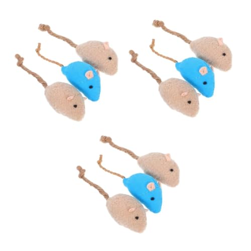 Toddmomy 9 STK Mäuse Spielzeug katzenspielzeug interaktives Spielzeug Toy Set cat Toy rattenspielzeuge Plüschfigur Spielzeug Katzen-Mäuse-Spielzeug Katze Teaser Spielzeug für Haustiere Toddmomy 9 STK Mäuse Spielzeug katzenspielzeug interaktives Spielzeug Toy Set cat Toy rattenspielzeuge Plüschfigur Spielzeug Katzen-Mäuse-Spielzeug Katze Teaser Spielzeug für Haustiere von Toddmomy
