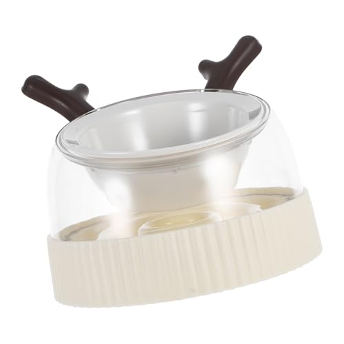Toddmomy Anti-Kipp-haustiernapf Hunde -Lick -Teller Hundefutter-Puzzle-Feeder Slow-Feeder-schüssel Schüssel Für Langsame Zufuhr Hundefutterlehr Klein Einfache Hundenäpfe Light Brown Keramik von Toddmomy