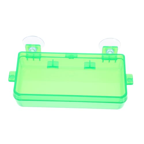 Toddmomy Anti-eskapital-wasserbecken Futtertrog Für Reptilien Reptilienbecken Futterbecher Für Reptilien Crested Gecko Futternapf Accessoires Für Bartagamen Light Green Plastik von Toddmomy