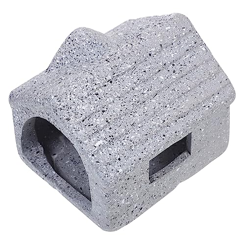 Toddmomy Aquarium Dekoration Graues Shrimp Shelter für Fischbecken Keramisches Hiding House für Garnelen und Fische Langlebig und Farbecht Aquarien Zubehör für Lebendige von Toddmomy