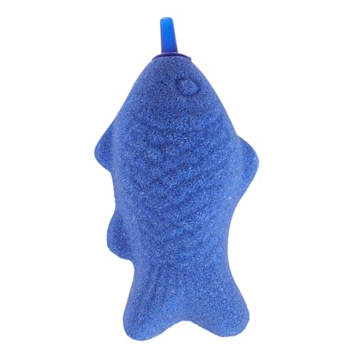 Toddmomy Aquarium Blase Stein Aquarium Luftblase S Fisch Form 50x80mm Sicheres Material Pumpe Zubehör von Toddmomy