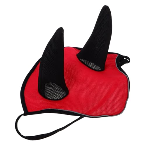 Toddmomy Atmungsaktive Fliegenmaske für Pferde Robuste Netzmaterialien mit Optimaler Belüftung Ohrenschutz für Outdoor Aktivitäten Pferdezubehör Rot Toddmomy Atmungsaktive Fliegenmaske für Pferde Robuste Netzmaterialien mit Optimaler Belüftung Ohrenschutz für Outdoor Aktivitäten Pferdezubehör Rot von Toddmomy