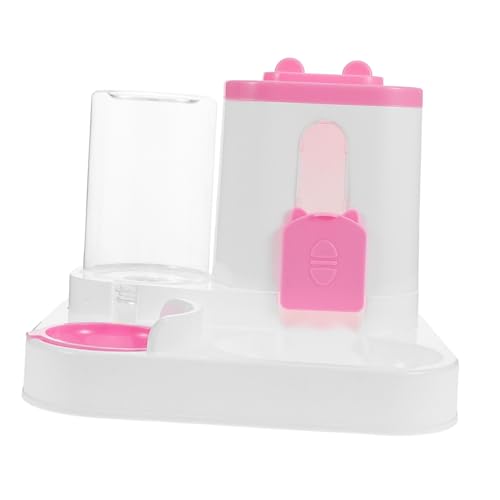 Toddmomy Automatischer Katzenfutter und Wasserspender Kombinierte Fütterung und Tränke Große Kapazität Langlebige Konstruktion Stilvolles Design für Katzen von Toddmomy