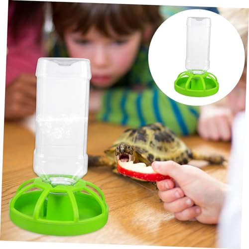 Toddmomy Automatischer Reptilien Wasserspender Futter Trinkschale für Schildkröten Frösche Eidechsen mit Stabilem Wandhalterung Platzsparend und Langlebig für Indoor Outdoor Nutzung von Toddmomy