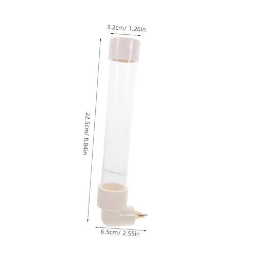 Toddmomy Automatischer Wasserspender für Vogelkäfig Großer Trinkflasche mit Stiftmechanismus Langlebig und Einfach zu Reinigen Geeignet für Papageien Kaninchen Hamster und Kleine Haustiere von Toddmomy