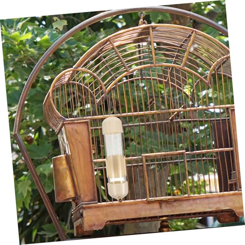 Toddmomy Automatischer Wasserspender für Vogelkäfig Kunststoff Trinkflasche für Wellensittiche und Kleine Haustiere Kontinuierliche Wasserversorgung Langlebig Geeignet für Hamster von Toddmomy
