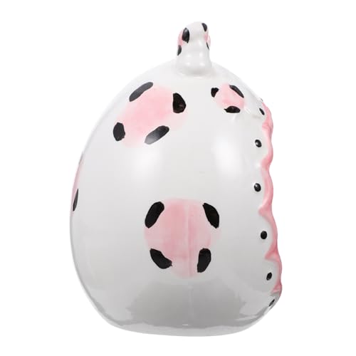 Toddmomy Bemaltes Kaninchennest Hamster -Versteck Haushalt Chinchilla- Hamsterhaus für den Haushalt zartes Chinchilla- Kaninchenhaus Hasenzubehör Keramik Rosa von Toddmomy