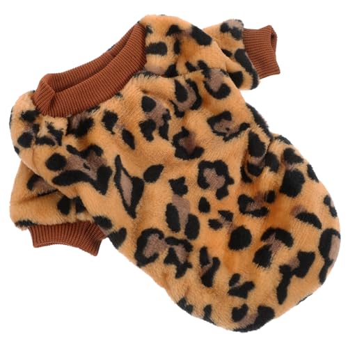 Toddmomy Pet Warm Sweater Für Kleine Hunde Kuscheliger Hundepullover Mit Leopardenmuster Für Winter Maschinenwaschbar Für Kleine Hunde Und Toddmomy Pet Warm Sweater Für Kleine Hunde Kuscheliger Hundepullover Mit Leopardenmuster Für Winter Maschinenwaschbar Für Kleine Hunde Und von Toddmomy