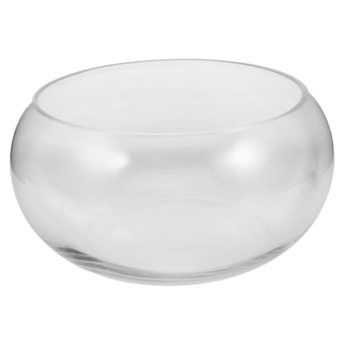 Toddmomy Blumentopf Aus Glas Heimdekoration Anlage Tankvasen Füllen Sie Den Hellen Lampenschirm Runde Behälter Container Pflanzgefäß Saftige Vasen Aquarium Dekorationsvase Transparent von Toddmomy