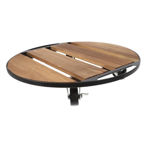 Toddmomy Blumentopf Untersatz Pflanzen Pflanzenwagen Mit Rädern Robuster Pflanzenständer Pflanzenwagen Mit Rädern Pflanzenrollen Mit Rädern Runder Pflanzentransporter von Toddmomy