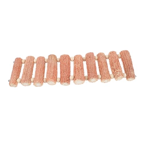 Toddmomy Hamster Kletterleiter Maiskolben Und Holzperlen Spielzeug Für Kleintiere Für Hamster Meerschweinchen Und Kaninchen Langlebig Leicht Zu Reinigen Fördert Und Spiel von Toddmomy