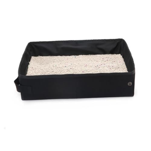 Toddmomy Box Wasserdichtes Katzentoilettenbecken Katzentoilette Tiertoiletten Katzentoiletten Reisetoilette Katzenbedarf Faltbare Katzentoilette Haustiertoilette Tragbare Katzentoilette von Toddmomy