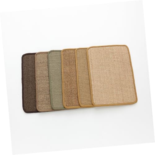 Toddmomy Cat Sisal Kratzmatte Langlebig Robust Möbel Sofaschutz Krallenpflege für Katzen Wohnungskatzen Geeignet Schadstofffreies Naturmaterial von Toddmomy