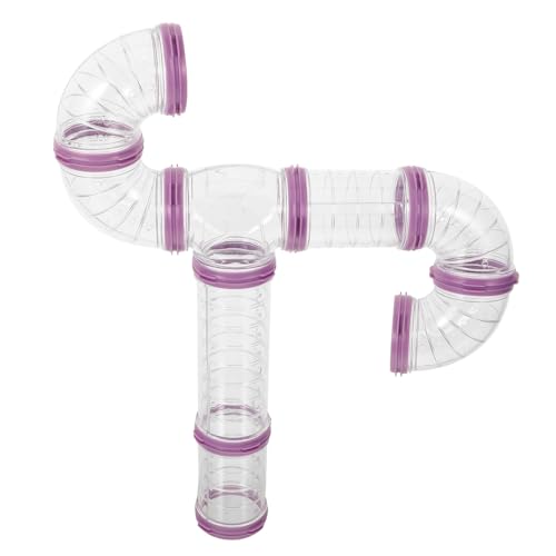 Toddmomy DIY Hamstertunnel aus Robustem Kunststoff Erweiterbar und Sicher für Hamsterkäfig Außentunnel mit Verbindungsrohren Spielspaß für Kleine Nager Einfache Befestigung Violett Neuheit Toddmomy DIY Hamstertunnel aus Robustem Kunststoff Erweiterbar und Sicher für Hamsterkäfig Außentunnel mit Verbindungsrohren Spielspaß für Kleine Nager Einfache Befestigung Violett Neuheit von Toddmomy