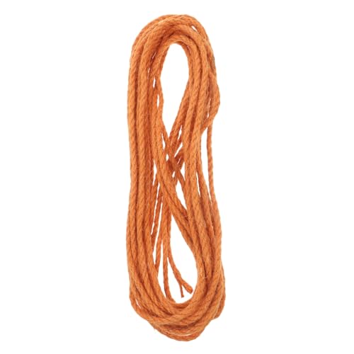 Toddmomy Katzenkratzbaum-Seil 10 M Orangefarbene Schnur Jute-Teppich-materialrolle Für Katzenbaum- Toddmomy Katzenkratzbaum-Seil 10 M Orangefarbene Schnur Jute-Teppich-materialrolle Für Katzenbaum- von Toddmomy