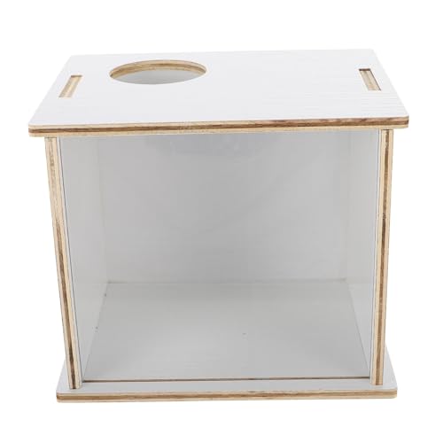 Toddmomy Hamster Sandbad Chinchilla Badewanne Transparentes Design Multifunktionale Sandbadbox für Kleine Haustiere Praktische Toilette von Toddmomy