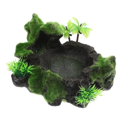 Toddmomy Dekorative Reptilien Schüssel aus Harz Hochtemperaturbeständig für Terrarien Futter und Wasserschale für Eidechsen Schildkröten und Andere Reptilien Toddmomy Dekorative Reptilien Schüssel aus Harz Hochtemperaturbeständig für Terrarien Futter und Wasserschale für Eidechsen Schildkröten und Andere Reptilien von Toddmomy